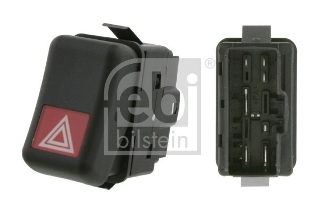 FEBI BILSTEIN Warnblinkschalter 11524 für VOLVO FH12 FH16 FL FL6 FM10 FM12