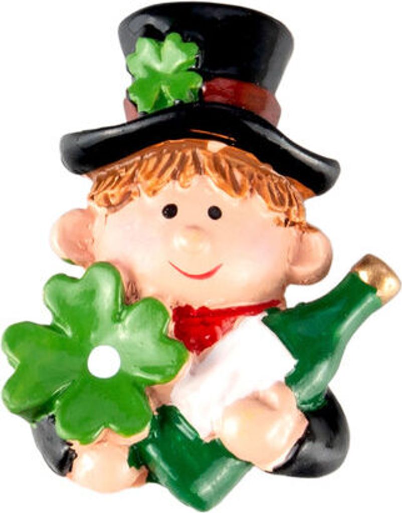 30x Glücksbringer "Rauchfangkehrer Schornsteinfeger mit Flasche" ca. 4 cm