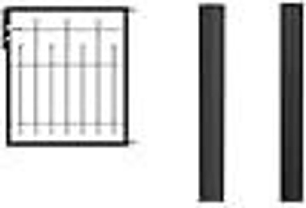 Alberts Einzeltor-Set für Zaunsystem Madrid, Höhe 100 cm, Breite 100 cm, anthrazit-metallic, zum Einbetonieren