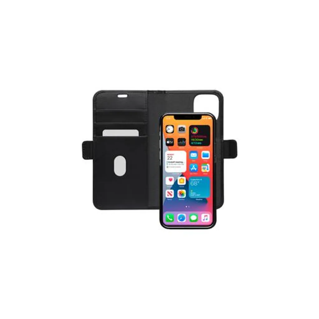dbramante1928 Lynge iPhone 12 Wallet Case Nero Pelle Vera - 10