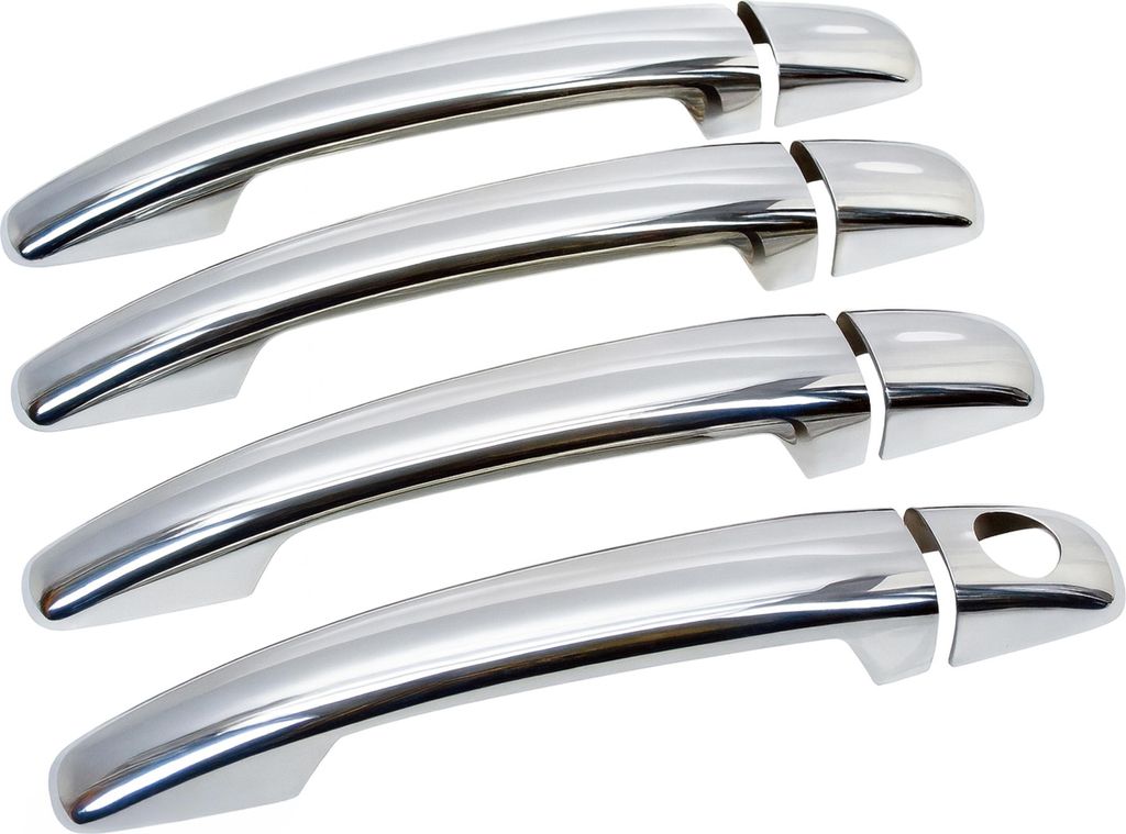 Cromo Maniglie Portiere Copertura Acciaio Inox 4lg per Immagine del prodotto 