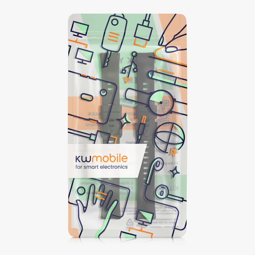 kwmobile 2x Sportarmband kompatibel mit Huawei Band 10 / 9 Produktbild 7