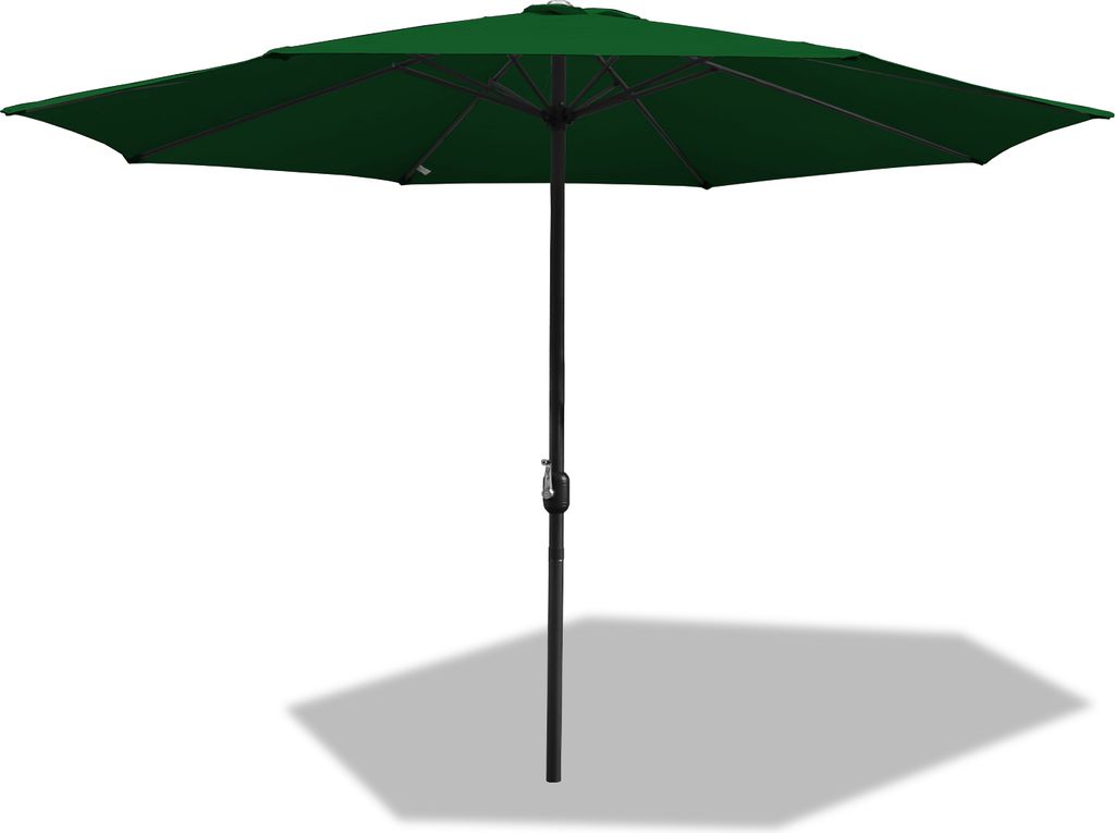 TolleTour Sonnenschirm Balkon Gartenschirm Terrassenschirm Sonnenschutz Ø350cm Wetterfest & Höhe verstellbar Balkonschirm UV-Schutz Knickbarer Ma...