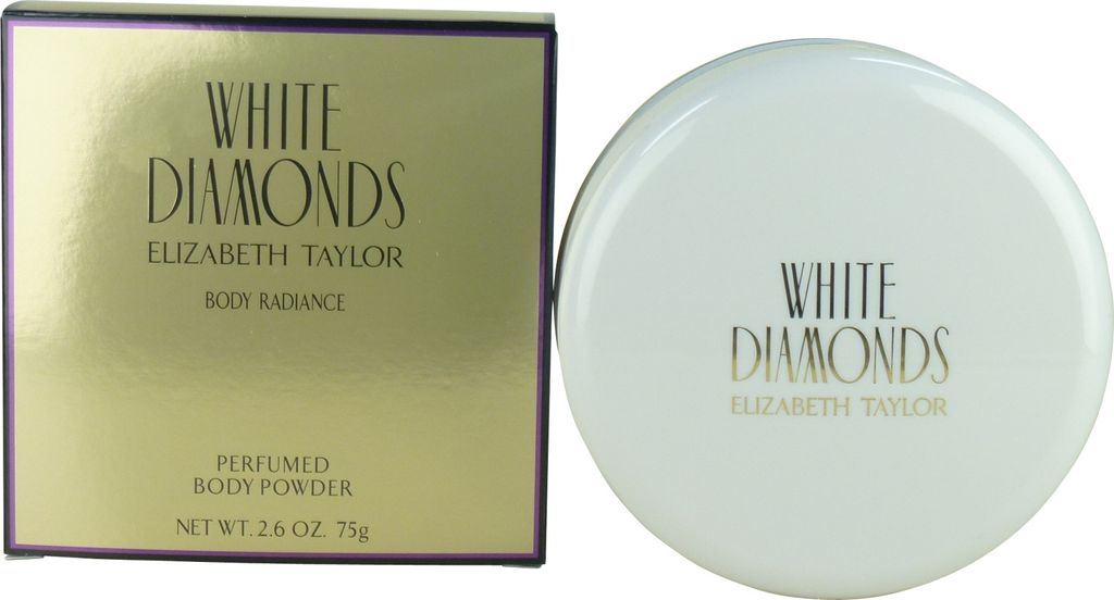 Elizabeth Taylor White Diamonds Perfumed Body Powder Puder 75 g