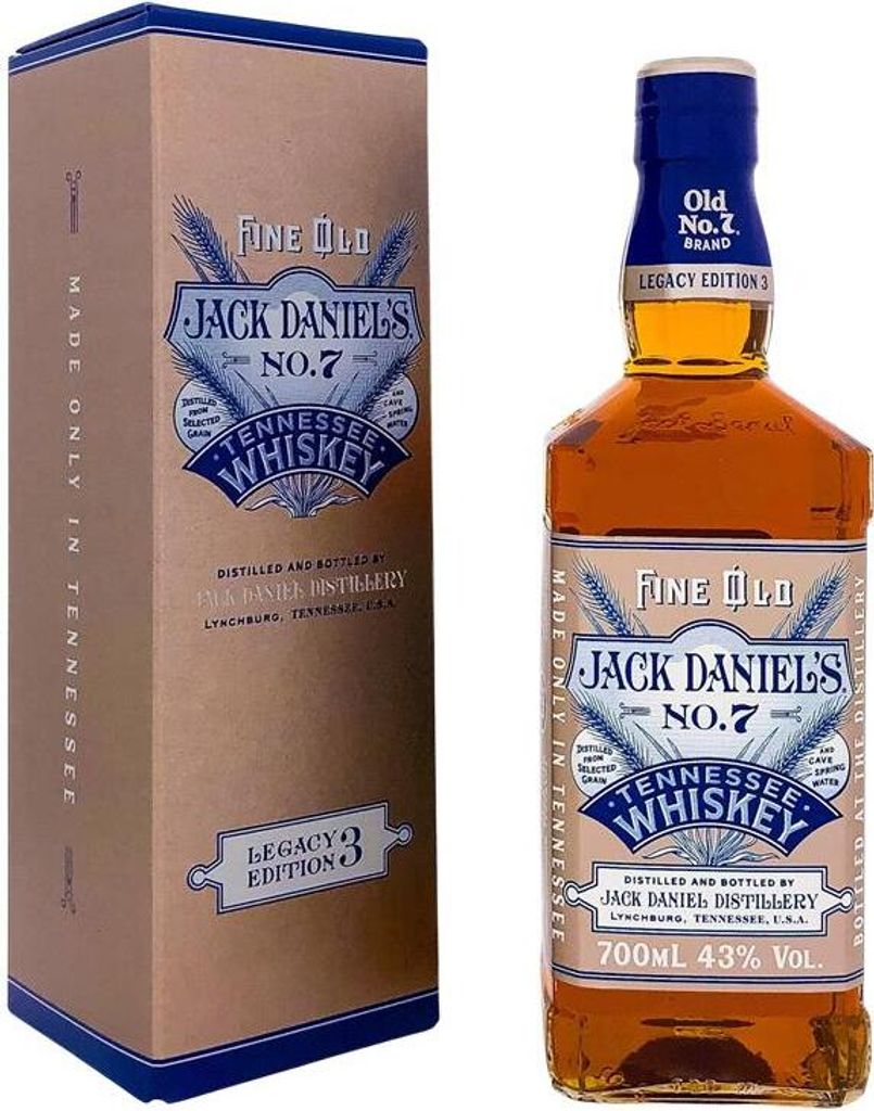 Jack Daniel's Legacy Edition No. 3 + Box 700ml 43% Vol. Produktbild 