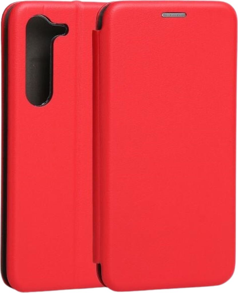 Beline Buchhülle Magnetisch Samsung S23 S911 Rot/Rot