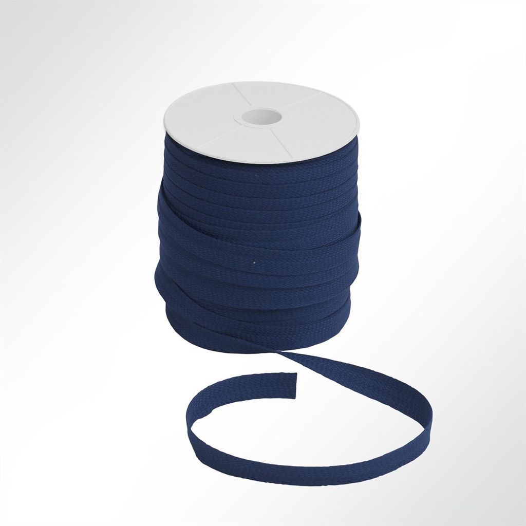 Lysel Acryl Einfassband für Taschen Sonnensegel (B) 25mm in dunkelblau VE 18m