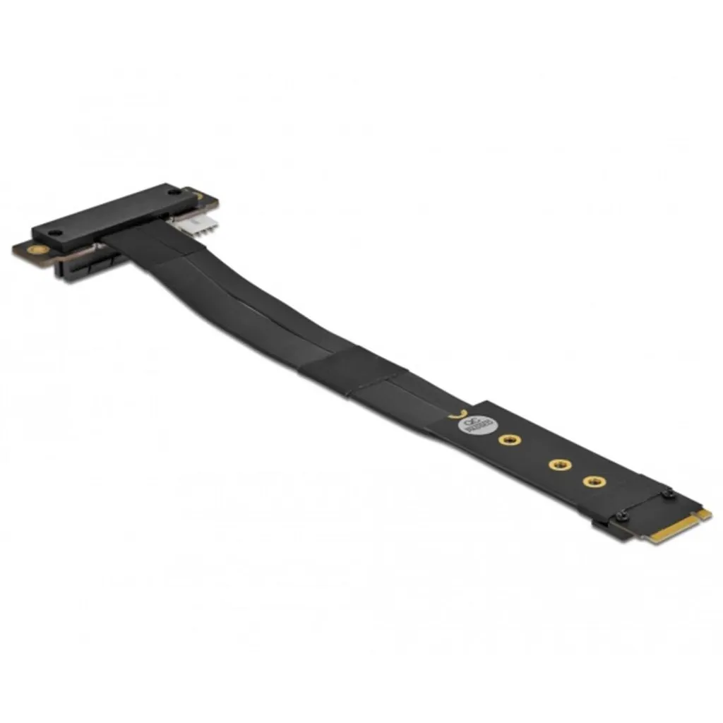 Relocaliser Slot PCIe via M.2 avec Adaptateur NVMe Delock Câble de 20cm