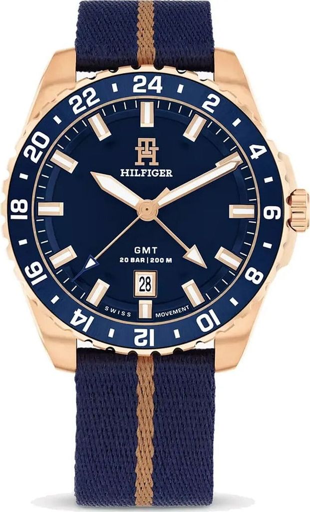 Pánské hodinky Tommy Hilfiger Classic GMT Obrázek produktu 