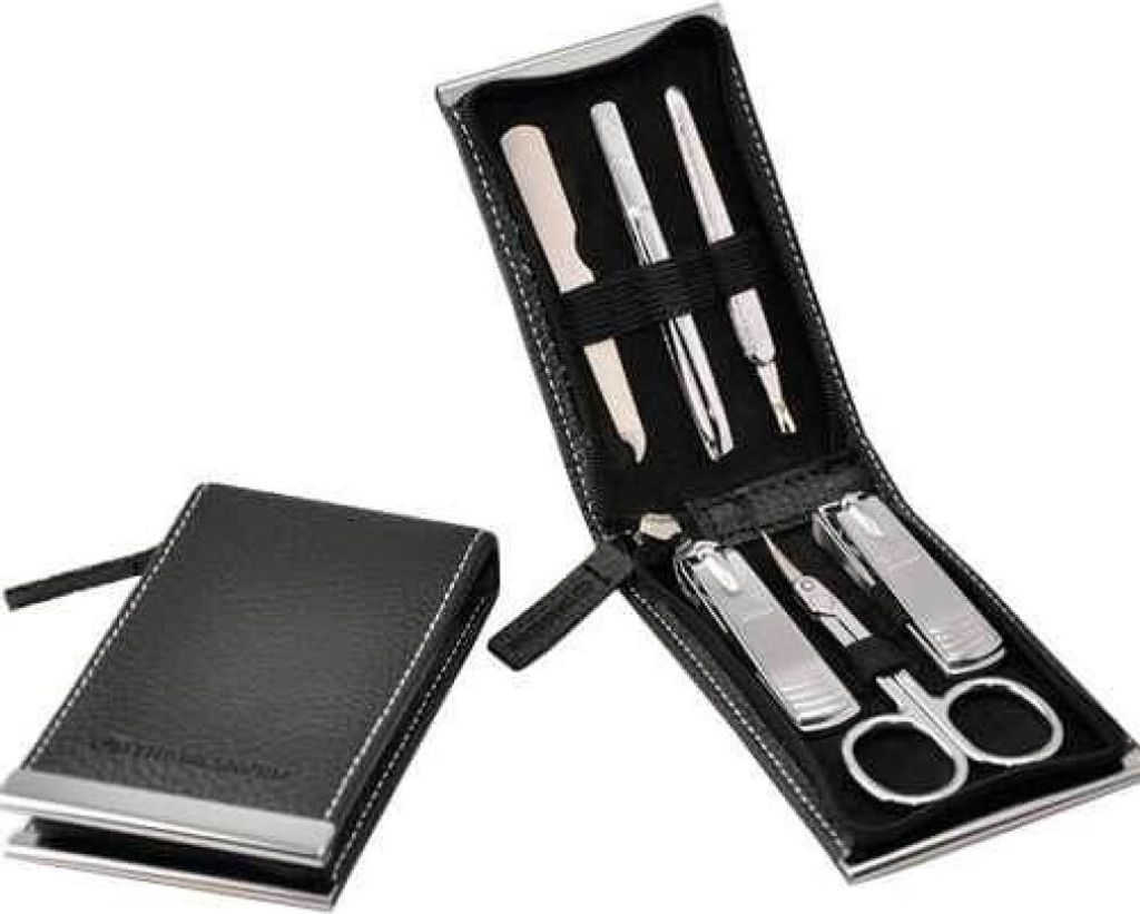 Maniküreset Schwarz - 6 Werkzeuge