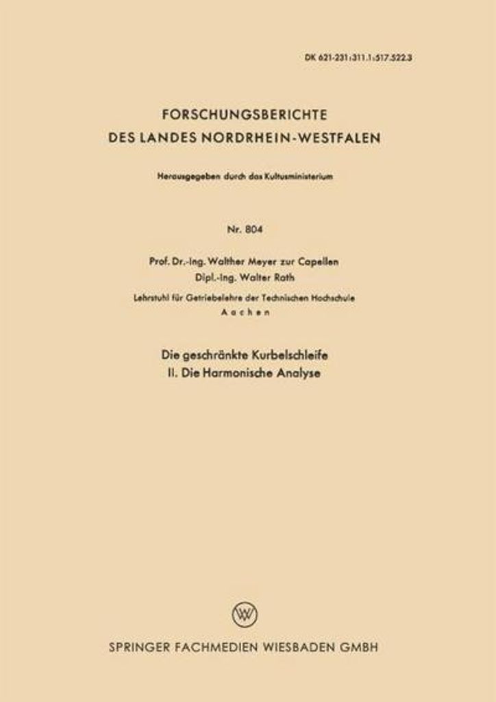 Die geschränkte Kurbelschleife