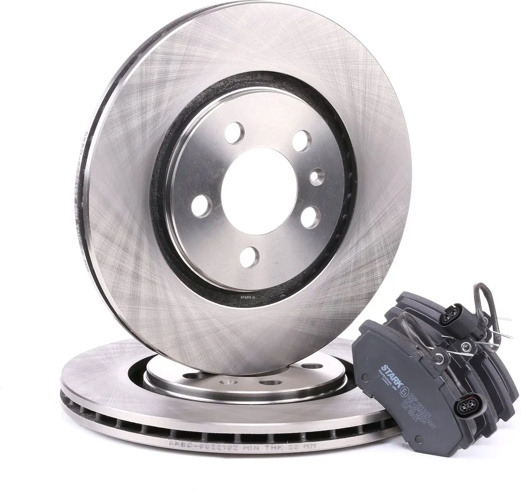 Freins à disque ventilés et plaquettes STARK anti-bruit pour Golf 3