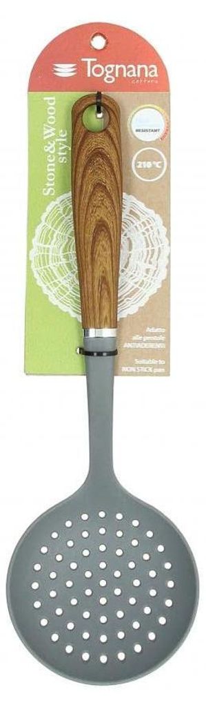 Tognana Schaumlöffel Grancucina Stone & Wood aus Nylon mit Griff in Holzoptik