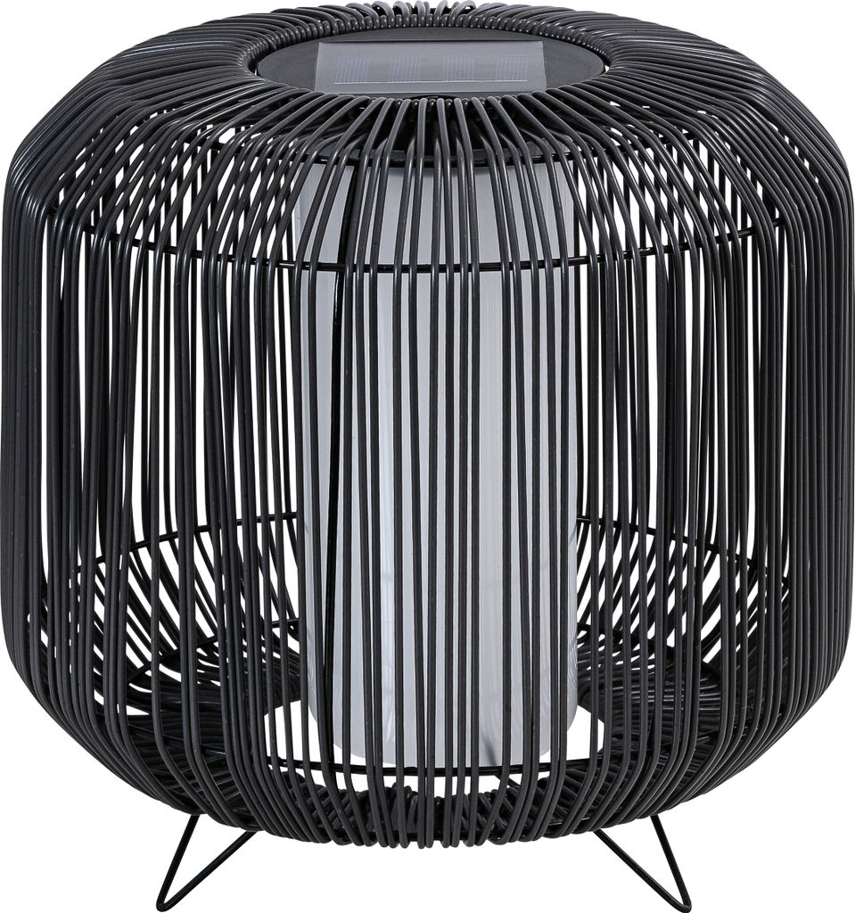 Dehner Solar-Laterne Bari, warmweißes Licht, Ø 30 cm, IP44, Produktbild 
