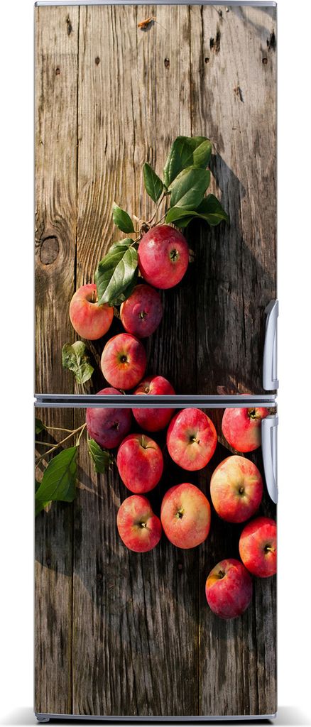 Tulup Kühlschrankdekoration - Magnetmatte - 70 cm x 190 cm - Magnet auf dem Kühlschrank - Äpfel auf dem Tisch