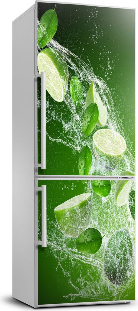 Tulup Kühlschrankdekoration - 70x190 cm - Aufkleber auf dem Kühlschrank - Zitronen
