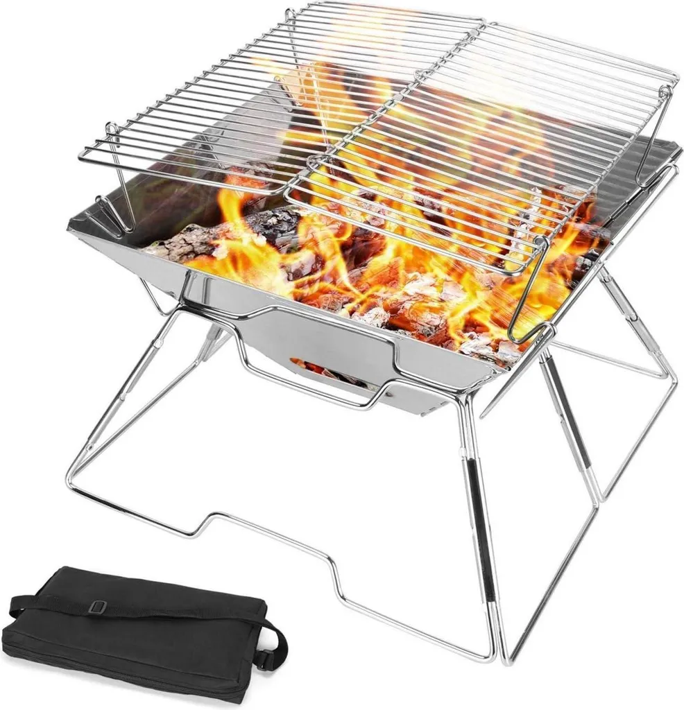 Griglia Professionale Odoland 304 Inox: Il Re dei Barbecue Portatili
