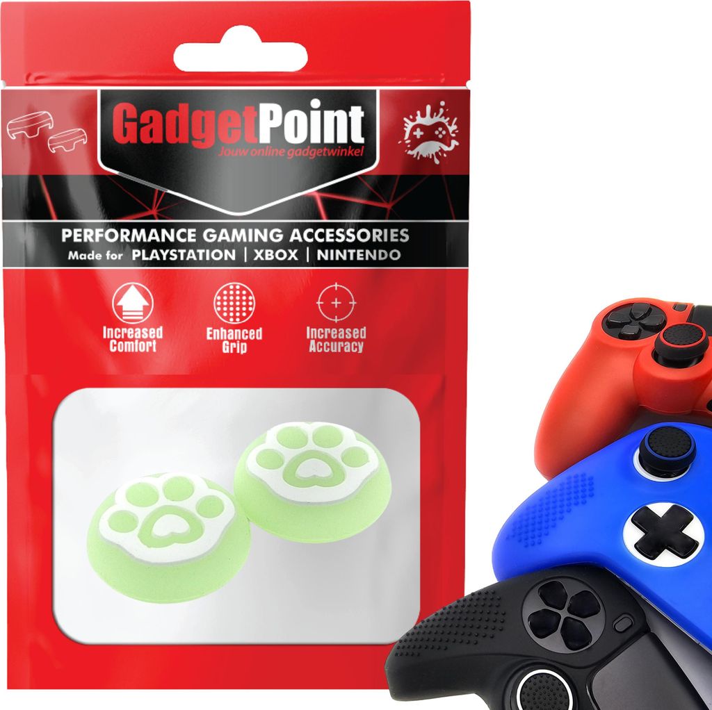 Thumbgrips - Thumb Grips voor PlayStation, PS5, Xbox X/S, One & Switch Pro Controller - Gaming Thumbgrips - Performance Anti-Slip Thumbsticks - Bes...