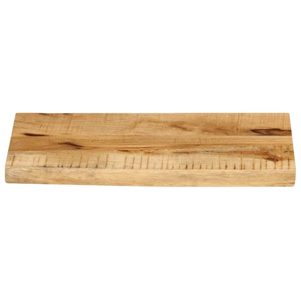 "Winter Sale" Tischplatte 40x30x2,5cm Baumkante Massivholz Raues Mangoholz - Tischplatten clorisNeu438727 - Tischplatten