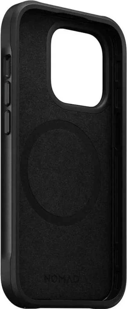 Coque Nomad Modern Case iPhone 14 noire en cuir Horween véritable - 13