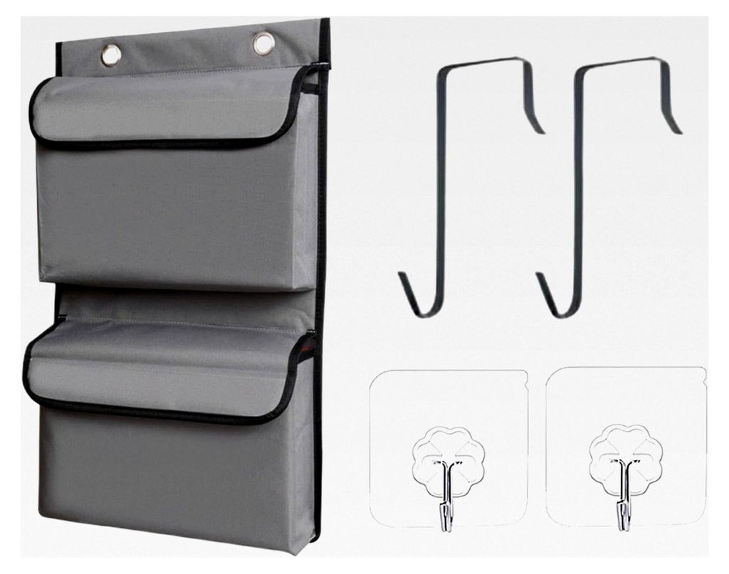 Tür Organizer - Vertikaler, wasserdichter Ständer zur Wandmontage für Schlafzimmer, Küche, Badezimmer und Flur