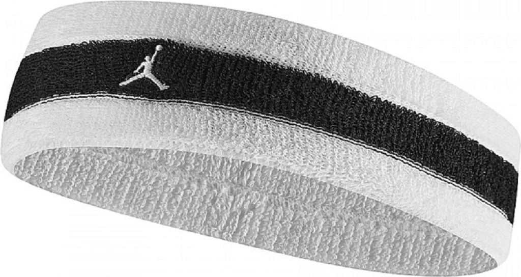 Nike - čelenka "Jordan" CS938 (jedna velikost) (bílá/černá) Obrázek produktu 