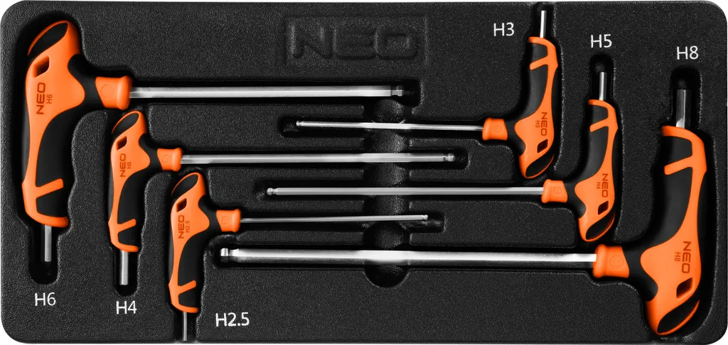 Set di chiavi esagonali NEO, 6 pezzi