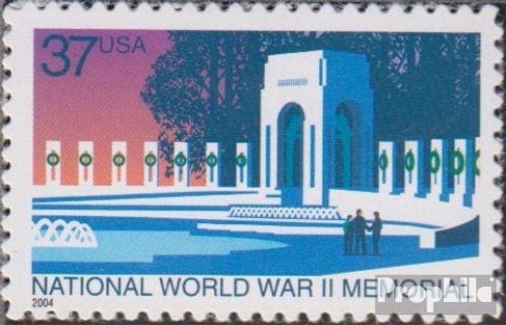 Briefmarken USA 2004 Mi 3840 (kompl.Ausg.) postfrisch Weltkrieg