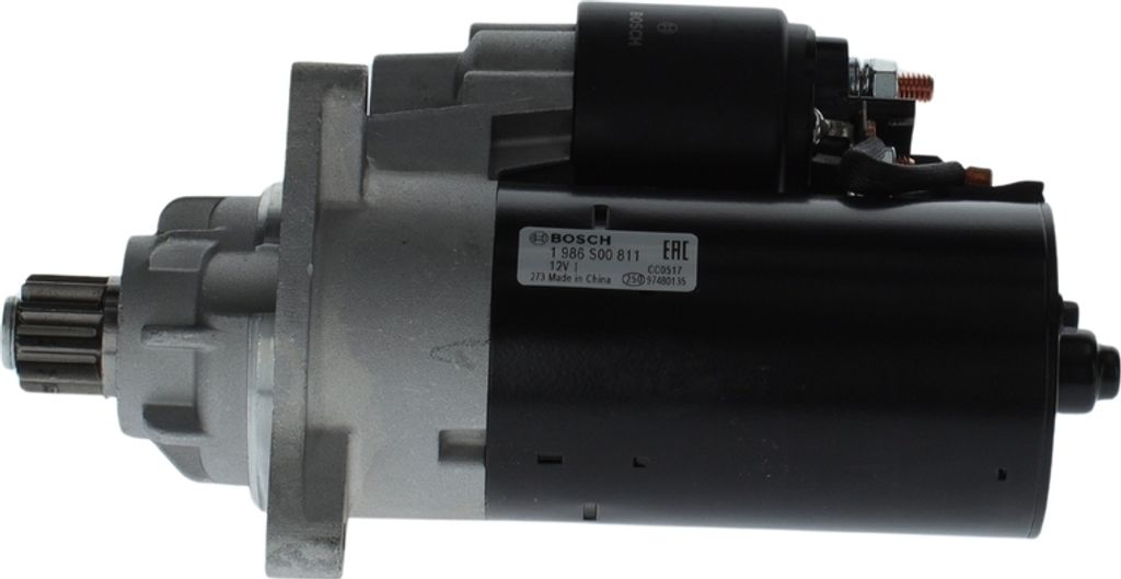 BOSCH 1 986 S00 811 Starter Anlasser 2kW für VW Transporter IV Bus (70B, 70C, 7DB, 7DK, 70J, 70K, 7DC, 7DJ) 12V
