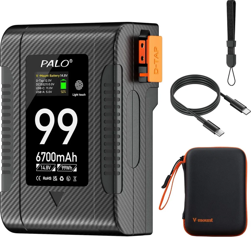 Batterie Portable pour Vidéastes BP-99 6700mAh - Autonomie Prolongée