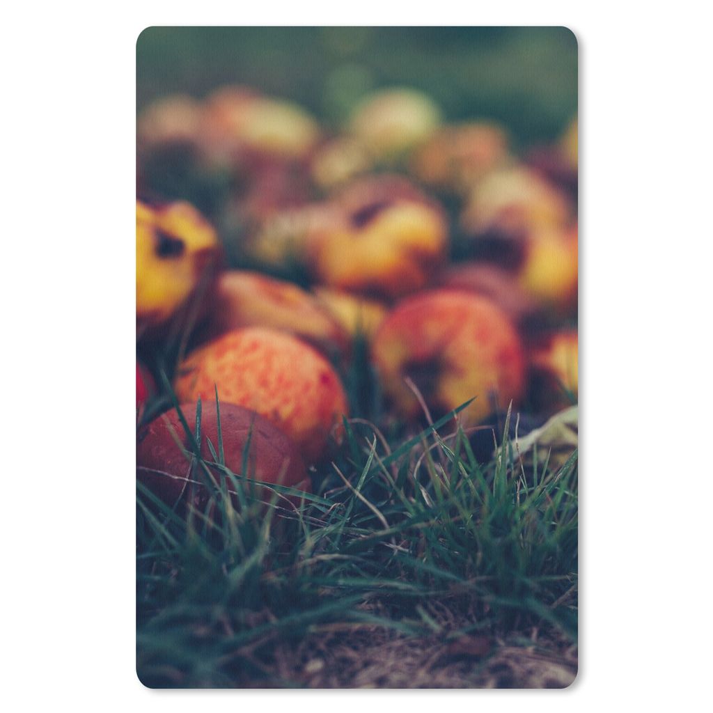 MuchoWow Mauspad Mousepad Landdekoration - Herbst - Apfel - Obst 18x27 cm - Mousepads - Maus Mat - Pad - Mausunterlage