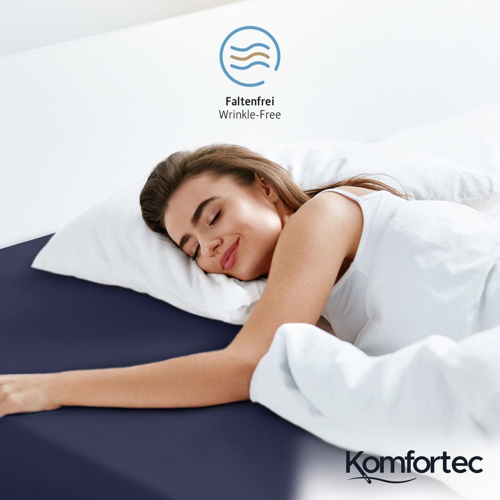 Komfortec Spannbettlaken 140x200 cm, Bettlaken Produktbild 2