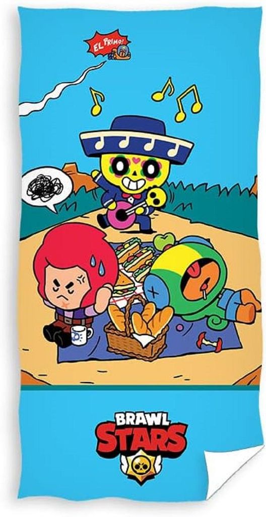 Telo da spiaggia Brawl Stars - Rissaioli al picnic Immagine del prodotto 