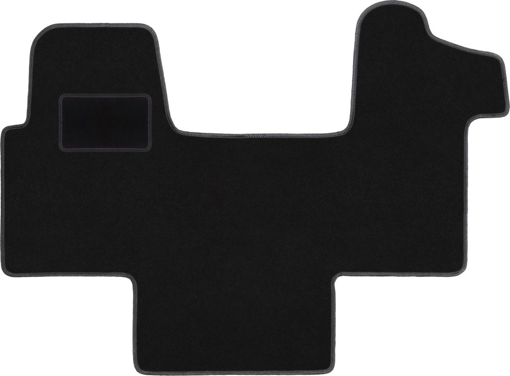 Schwarze Veloursmatten für: Renault Master II Kastenwagen (2010-)