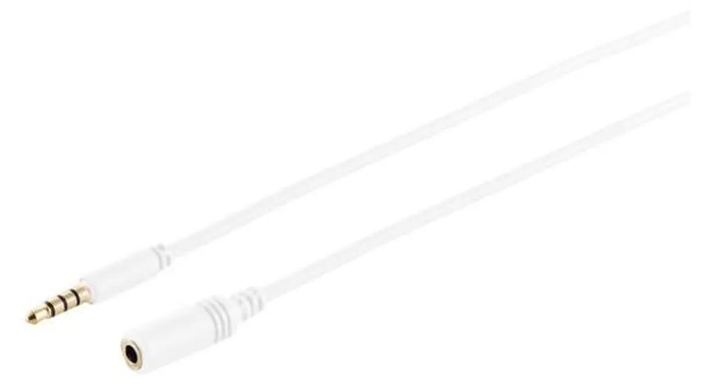 Rallonge Jack pour Casque avec Micro Smartphone et Tablette 4 Pôles - 3