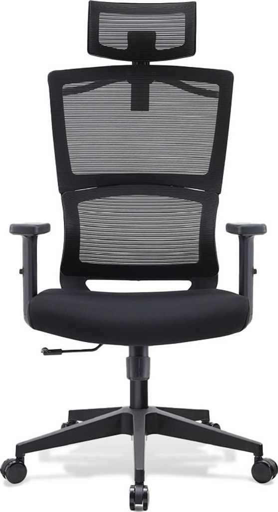 BLACKPOINT ORIBU - Ergonomischer Bürostuhl - Höhenverstellbar - Schwarz