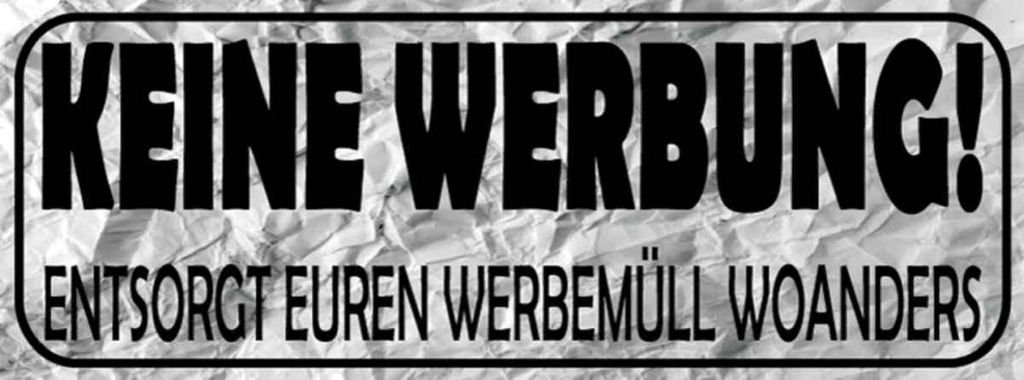 vianmo Holzschild 10x27 cm keine Werbung entsorgt woanders Spruch Zitat