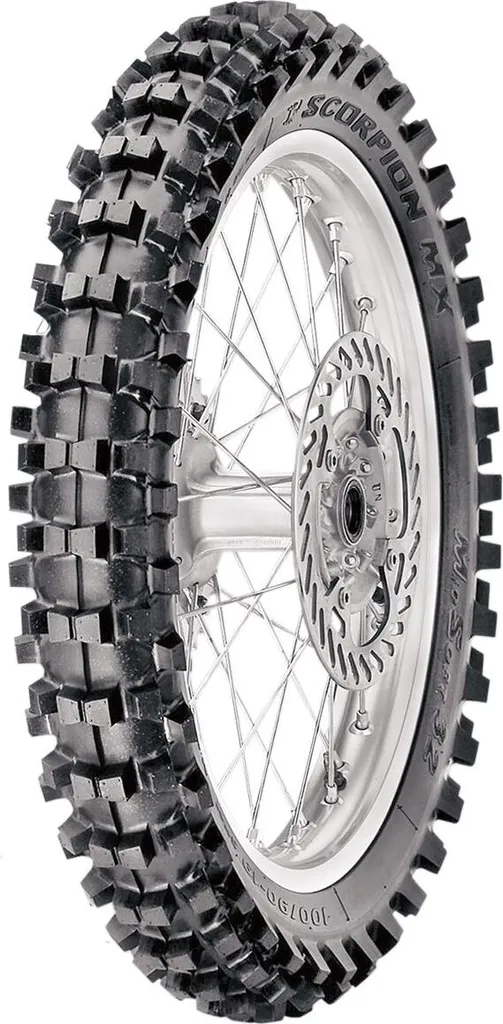 Pneu Motocross Pirelli Scorpion MX32 Mid Soft 110/90-19 Idéal Terre