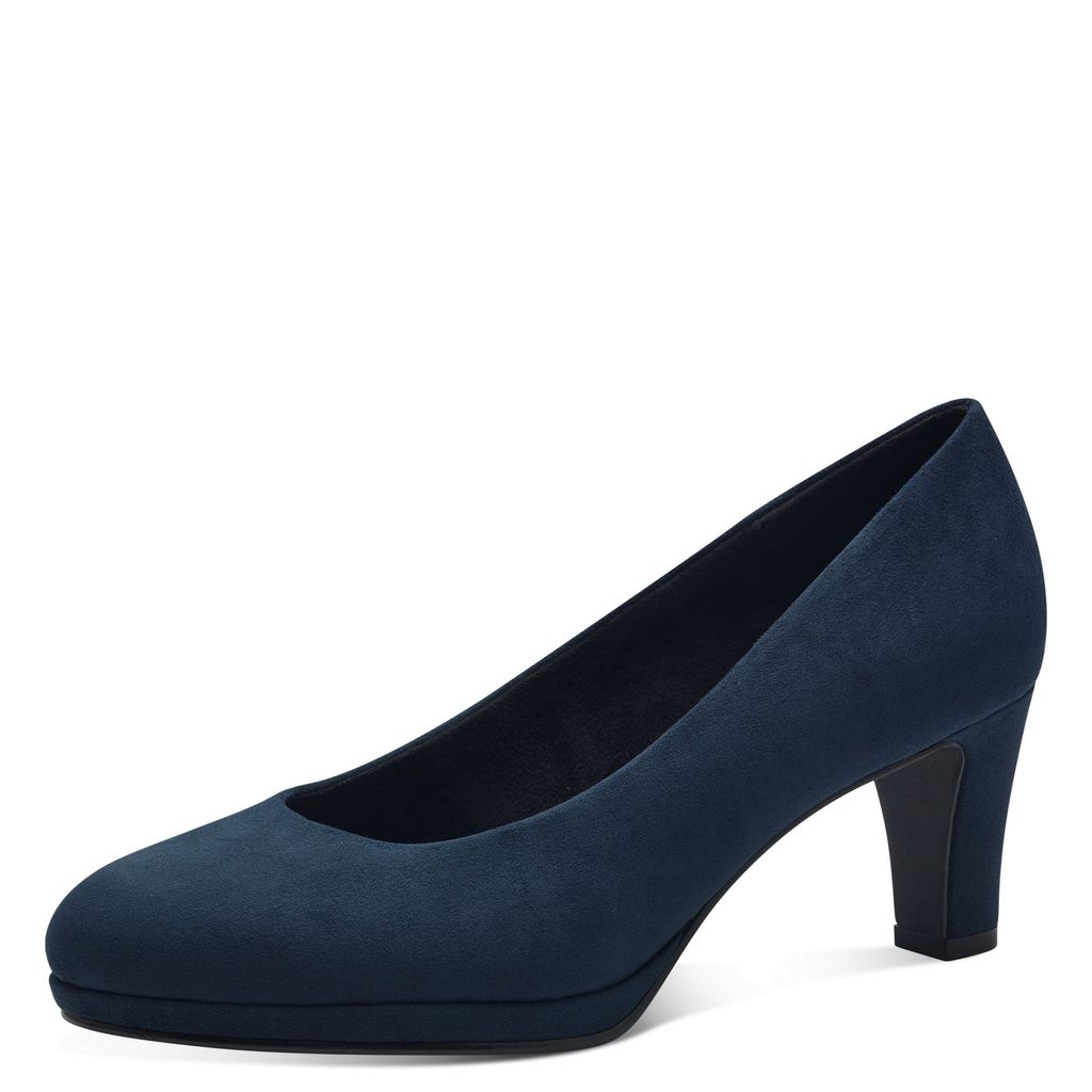 MARCO TOZZI Damen Pumps Trichterabsatz samtige Haptik runde Produktbild 5