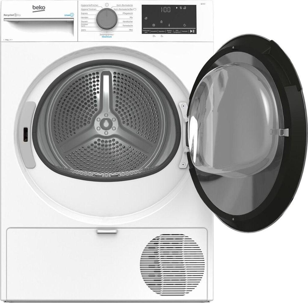 Beko B3T422392 Wäschetrockner Frontlader 8kg freistehend Produktbild 3