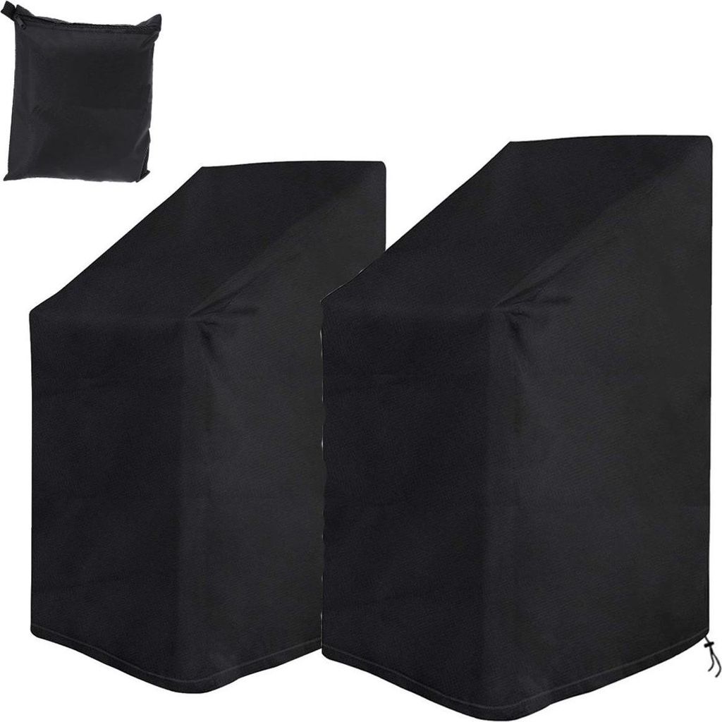 Wasserdichte Stuhlabdeckung für den Außenbereich, Abdeckungen für Gartenmöbel, Stapelstühle, Lounge-Sessel-Abdeckungen für stapelbare Outdoor...
