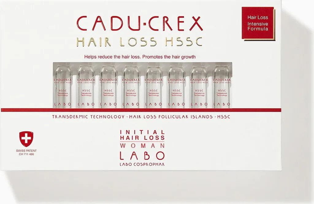 Traitement anti-chute femmes Cadu-Crex HSSC 20 ampoules fortifiantes