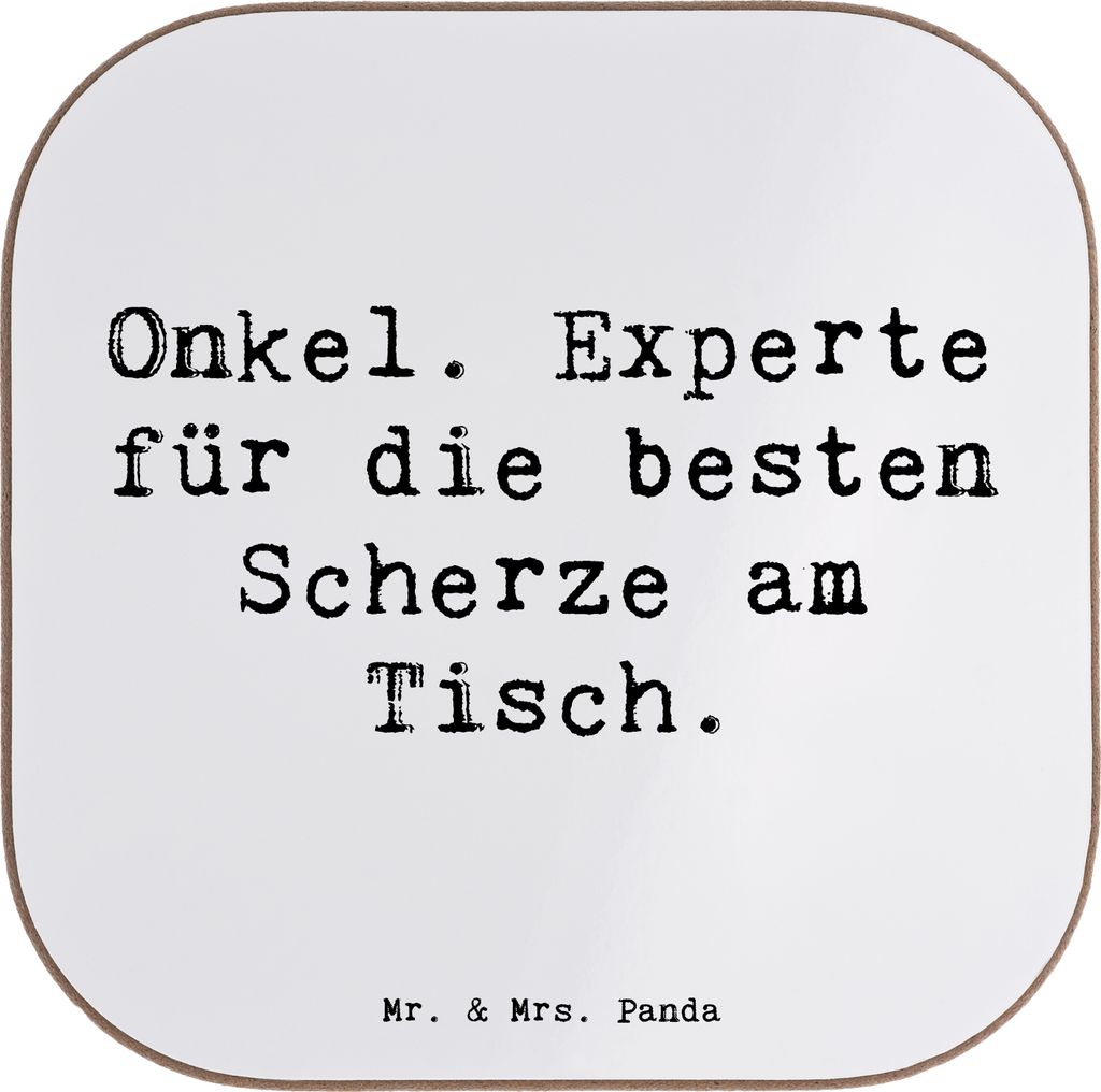 Mr. & Mrs. Panda Personalisierte Untersetzer Onkel Produktbild 