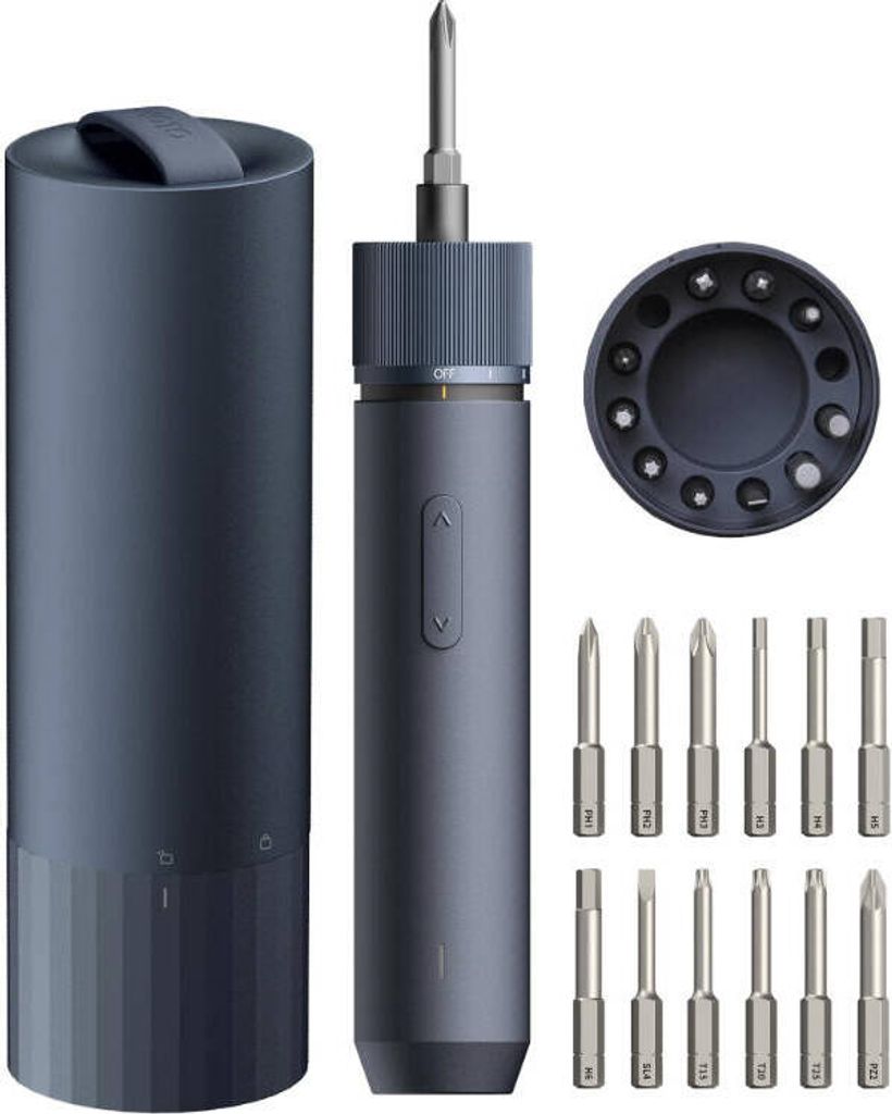 HOTO Akkuschrauber QWLSD001 3,6V (blau) Produktbild 