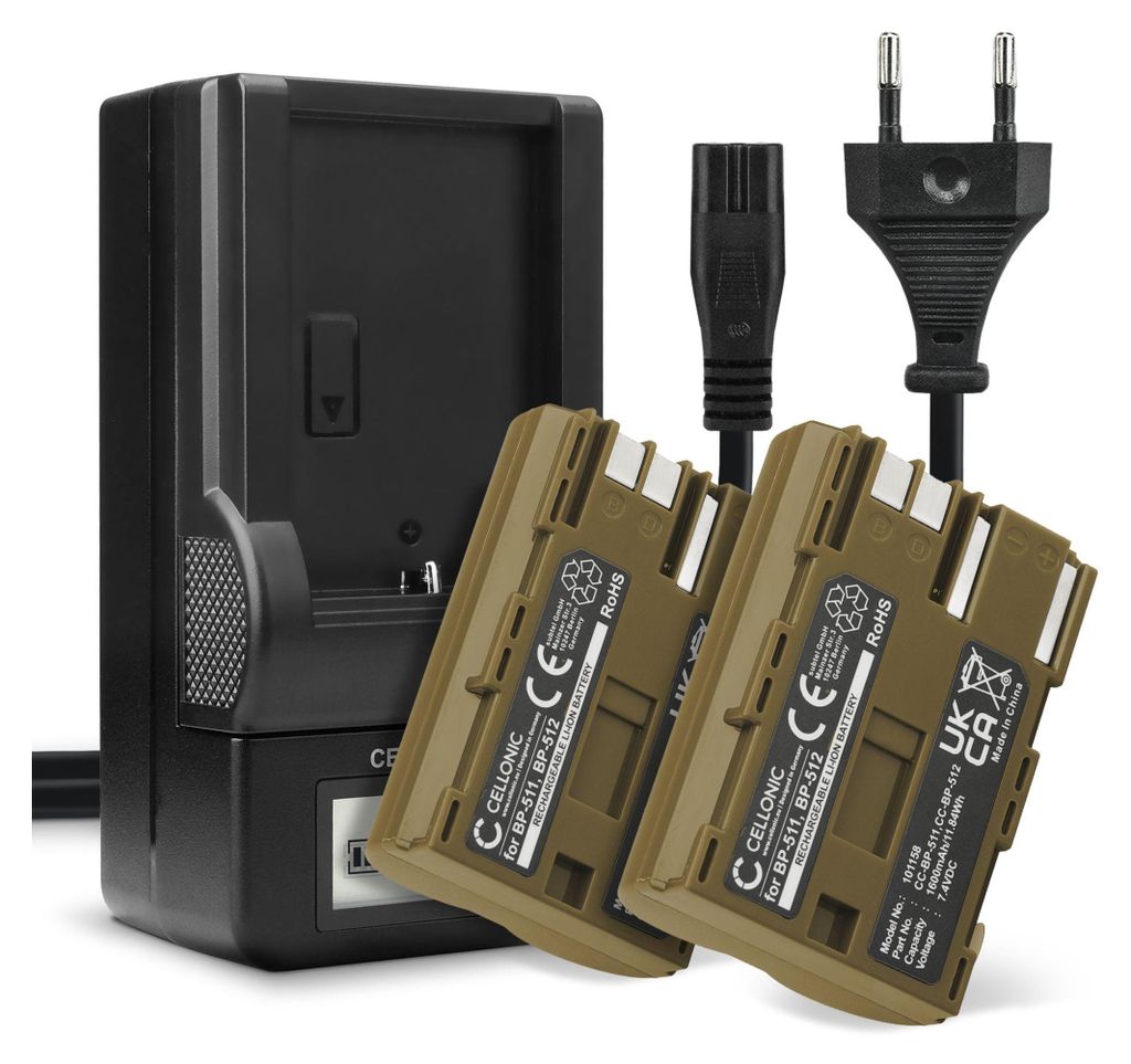 CELLONIC 2x Batterie pour Appareil photo Compatible avec Image du produit 
