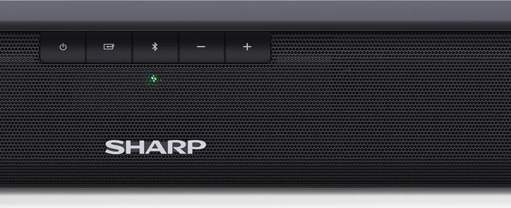 Soundbar Sharp HT-SB110 Slim 2.0 90W Bluetooth - Upgrade Audio TV Gaming - 3