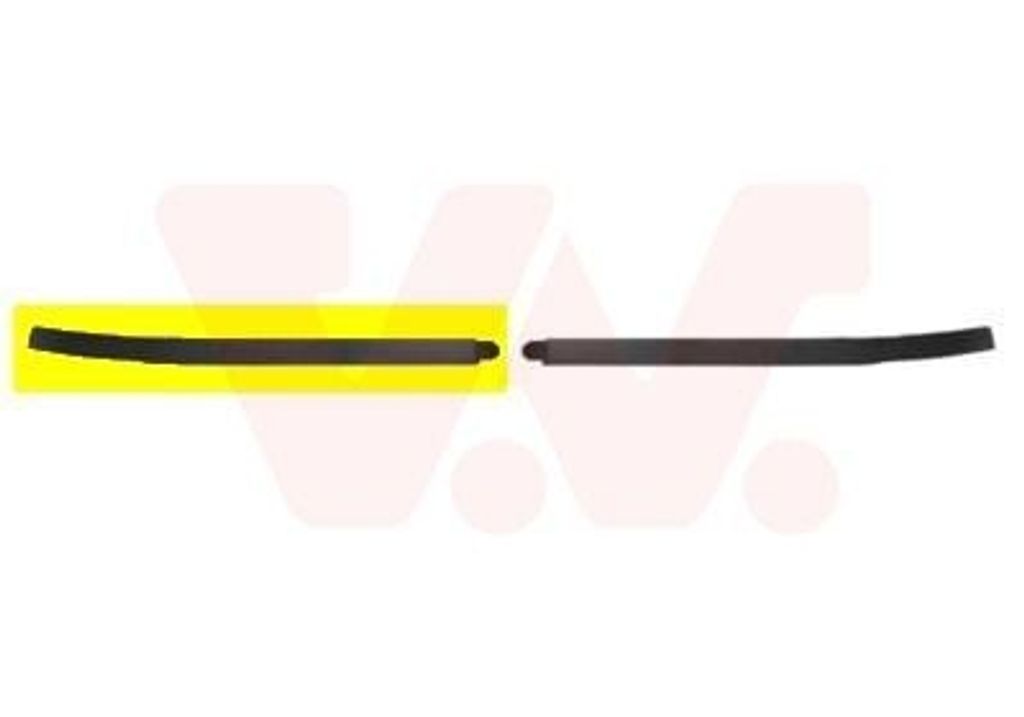 VAN WEZEL Spoilerlippe Frontlipe 3792502 Vorne Rechts für OPEL ZAFIRA B (A05)