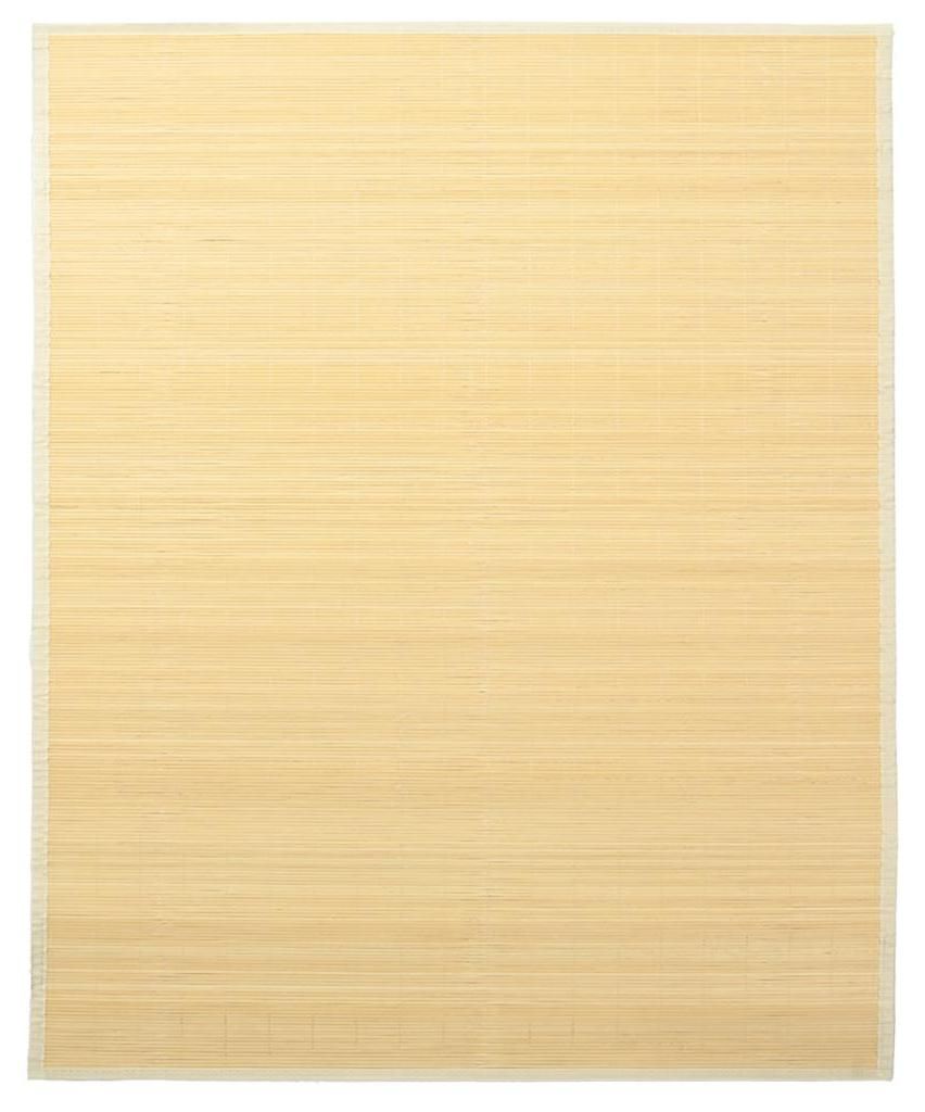vidaXL Teppich Bambus 160x230 cm Natur Produktbild 