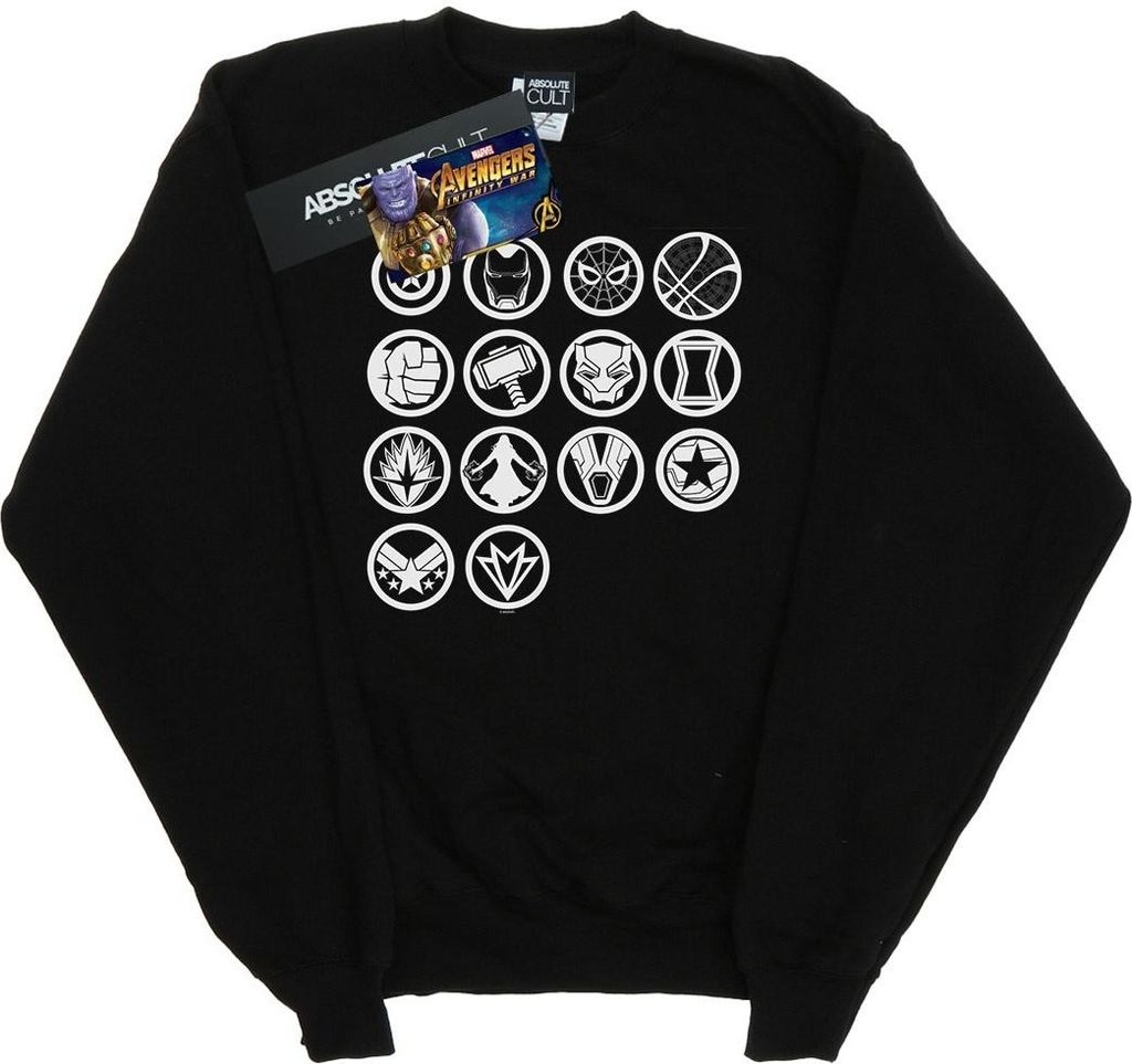 Marvel - "Avengers Infinity War Assemble" Sweatshirt für Herren BI10185 (3XL) (Schwarz)