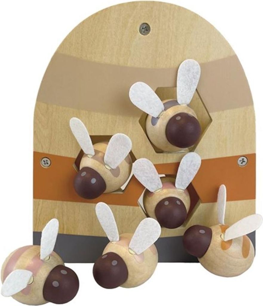 Egmont Toys Holzformenkasten Bienen 17x18x6,5 cm